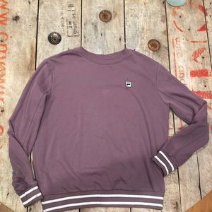 Fila purple crewneck